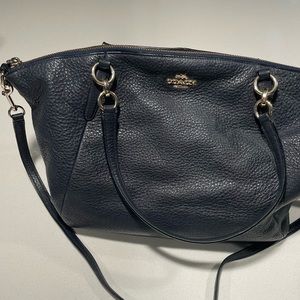 Navy Coach Purse